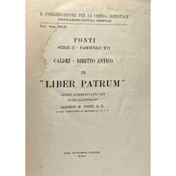 Fonti serie II - fascicolo XVI Caldei - Diritto Antico III "liber...