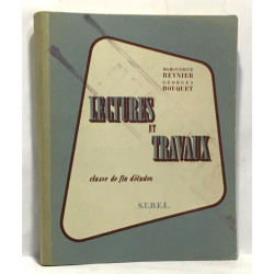 Lectures et travaux - classe de fin d'études