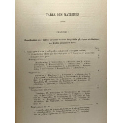 Technologie et analyses chimiques des huiles graisses et cires -...