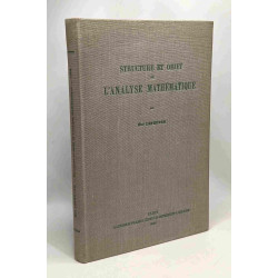 Structure et objet de l'analyse mathématique