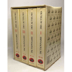 DICTIONNAIRE DES AUTEURS COFFRET 4 VOLUMES