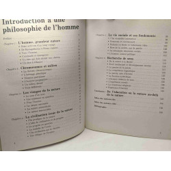 Introdcution à une philosophie de l'Homme