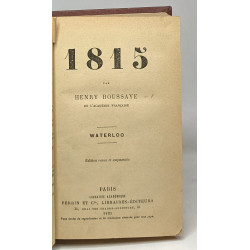 1815 --- Waterloo - édition revue et augmenté