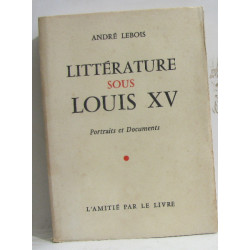 Littérature sous louis XV
