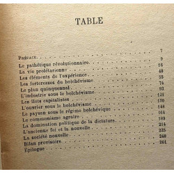 L'expérience du Bolchevisme - les documents bleus