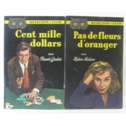 6 romans policiers coll. détective club du n°49 au 54: Cent mille...