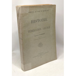Histoire de la fédération locale - industrie du livre de Bruxelles
