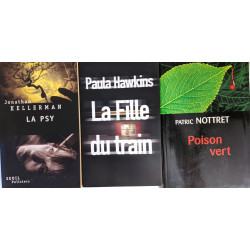 12 romans à suspens auteurs divers (voir descriptif complet): Le...