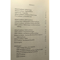 Erinnerungen an Stefan George: Seine Freundschaft mit Julius und...