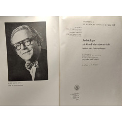 Archäologie als Geschichtswissenschaft - studien und...