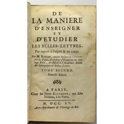 De la manière et d'étudier les belles lettres - tome second - par...