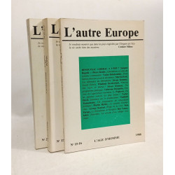 L'autre Europe - 3 livres: 1988: N°15-16 + 17-18-19 + 1989: N°21-22
