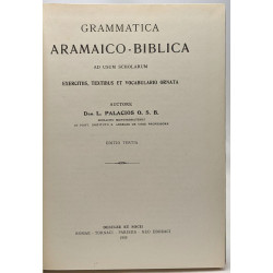 Grammatica - aramaico-biblica ad usum scholarum --- exercitus...