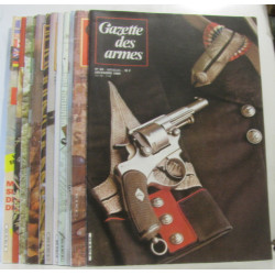 12 numéros de la Gazette des armes: 76 à 88 (numéro 85 manquant) +...