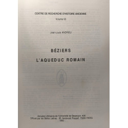Beziers l'Aqueduc Romain - Centre de Recherche d'Histoire Ancienne...