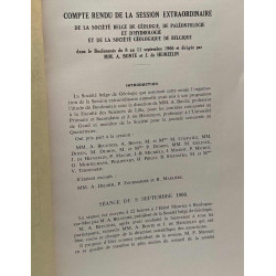 Extrait du bulletin de la société belge de géologie de...