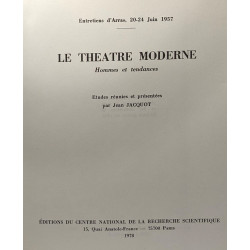 Théâtre moderne : Hommes et tendances