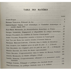 Théâtre moderne : Hommes et tendances