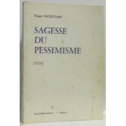 Sagesse du pessimisme (essai)