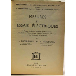 Mesures et essais électriques - bibliothèque de l'enseignement...