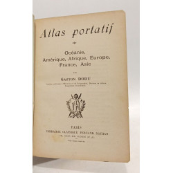 Atlas portatif - Océanie Amérique Afrique Europe France Asie
