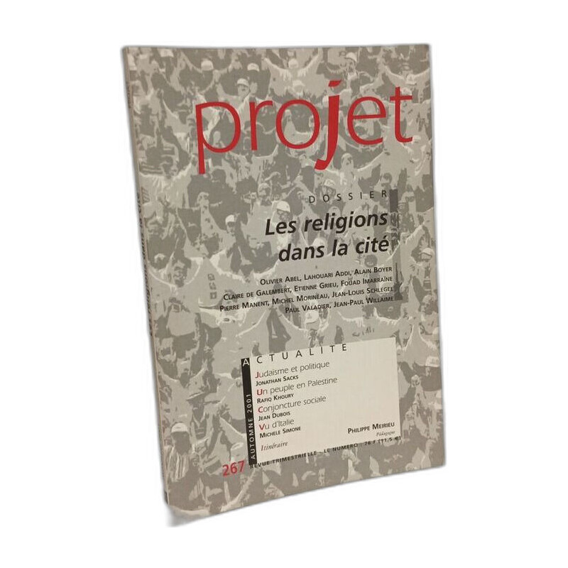 Projet n° 267 - Judaisme et politique par Jonathan Sacks Un peuple...