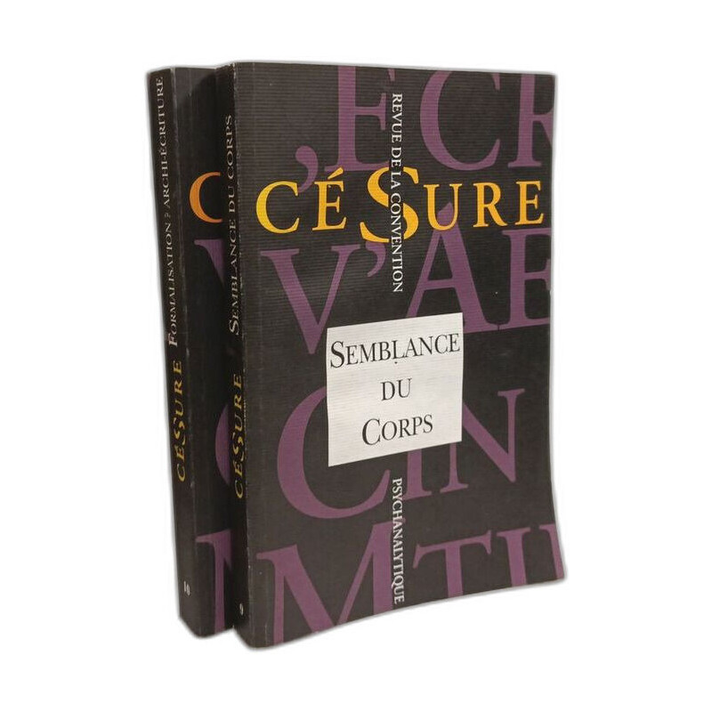 Césure - revue de la convention psychanalytique - 9. Semblance du...