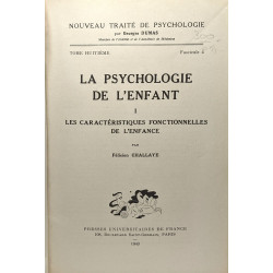 La psychologie de l'enfant - I- Les caractéristiques...