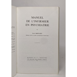 Manuel de l'infirmier en psychiatrie
