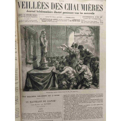 Les veillées des chaumières - journal hebdomadaire illustré 4e...