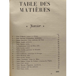 Les saints du calendrier - Janvier - illustrations de Henriette de...
