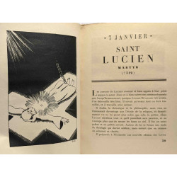 Les saints du calendrier - Janvier - illustrations de Henriette de...