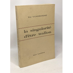 La singularité d'être wallon
