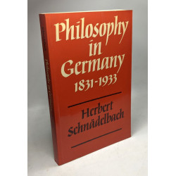 Philosophy in Germany 1831-1933