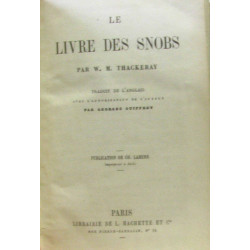 Le livre des snobs