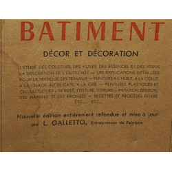 La peinture en bâtiment - décor et décoration - Nouvelle édition...