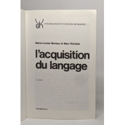 L'acquisition du langage