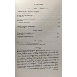 Les Lettres de la spf n 17 2007 Le "contre" - transfert