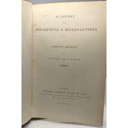 Académie des inscriptions et belles lettres - comptes rendus des...