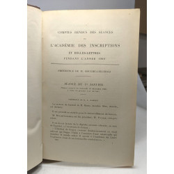 Académie des inscriptions et belles lettres - comptes rendus des...