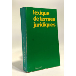 Lexique de termes juridiques
