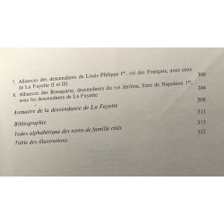 La Fayette et sa descendance