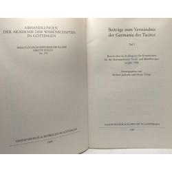 Beiträge zum Verständnis der Germania des Tacitus - TEIL 1 -...