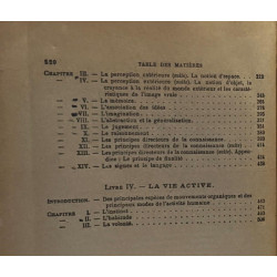 Leçons de philosophie - Tome I : Psychologie
