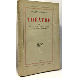 Théâtre III : la logeuse - opéra parlé - le ouallou - altanima