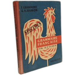 Grammaire française --- classes de fin d'études - specimen