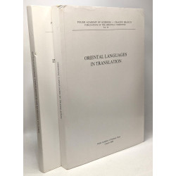Oriental Languages in Translation + International conference on...