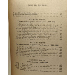 Histoire des évènements internationaux de 1920 à 1939 - traduit...