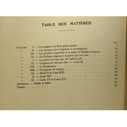 Histoire de Paris - tome premier et second