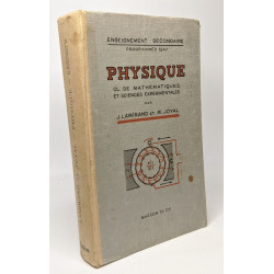 Physique - classes de mathématiques et de sciences expérimentales...